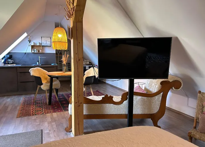 Bezaubernde Ferienwohnung mit Garten und Sauna-Nutzung